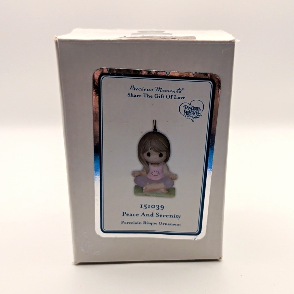 Precious Moments Peace and Serenity Porcelain Bisque Ornament 151039 2014